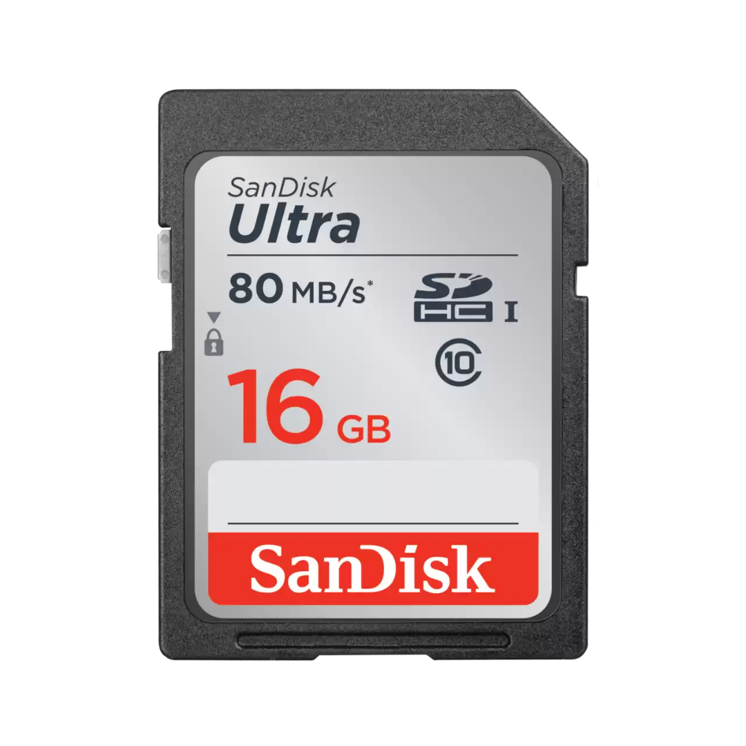 SanDisk Ultra® SDHC™ UHS-I card and SDXC™ UHS-I card - 16GB
