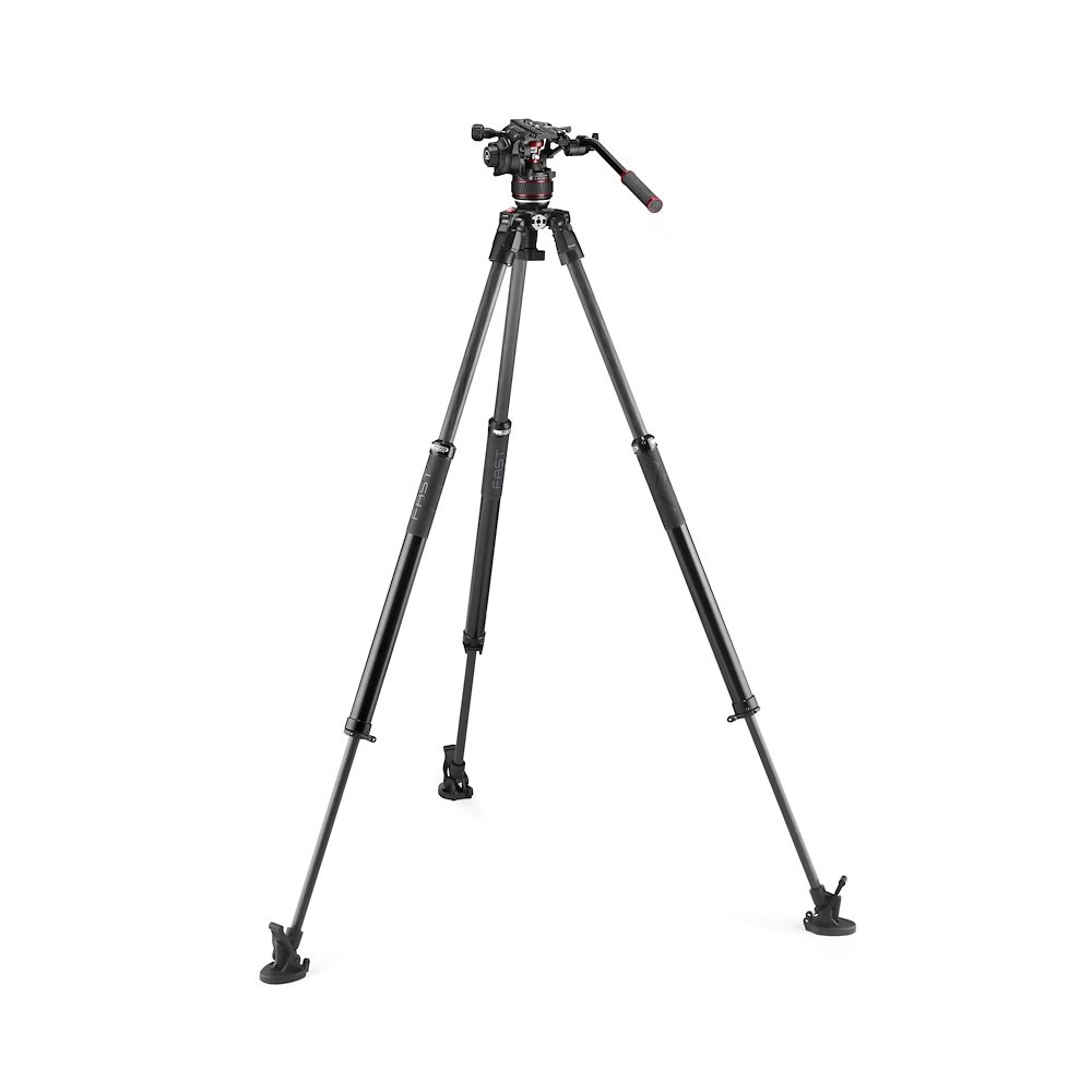 Manfrotto Nitrotech 608 series with 635 Fast Single Leg Carbon Tripod (MVK608SNGFCUS)
