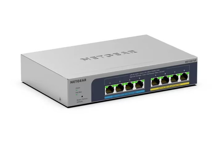 Netgaer Multi-Gigabit Smart Switch (MS108TUP)