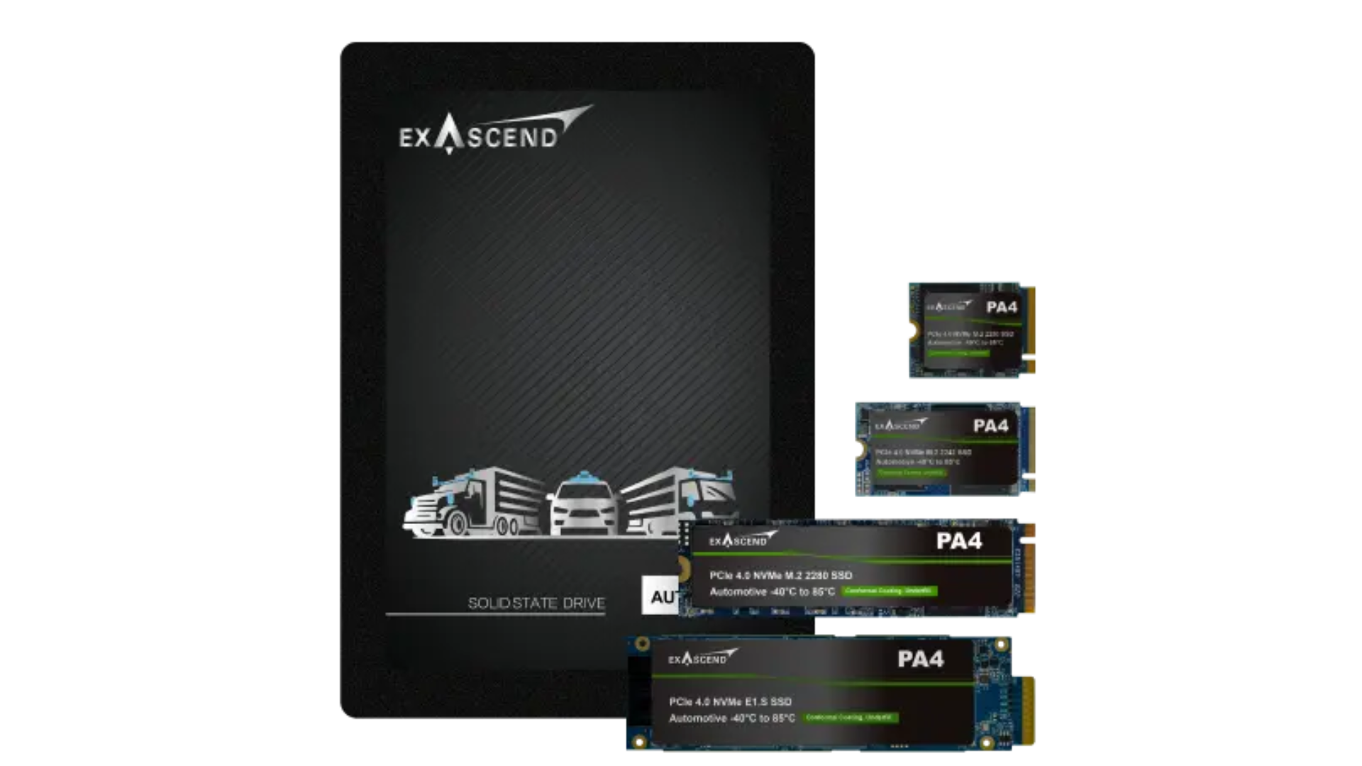 Exascend PCIe NVMe M.2 PA4 SERIES