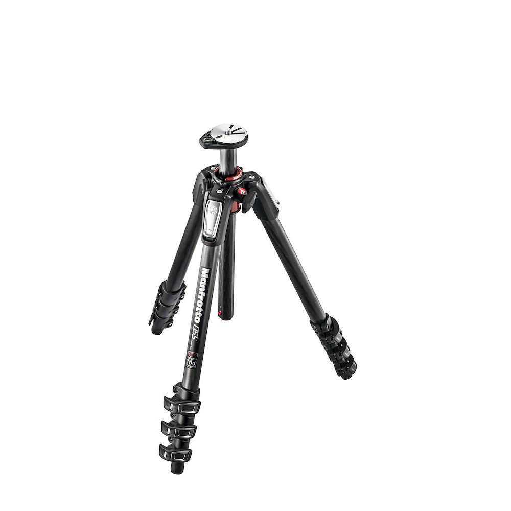 Manfrotto 055 Carbon Fiber 4-Section Tripod with Horizontal Column (MT055CXPRO4)