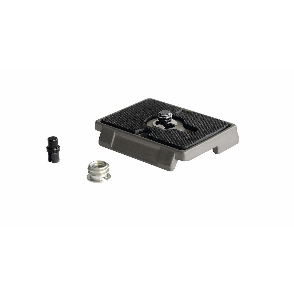 Manfrotto Quick Release Plate with 1/4'' Screw and Rubber Grip 200PL