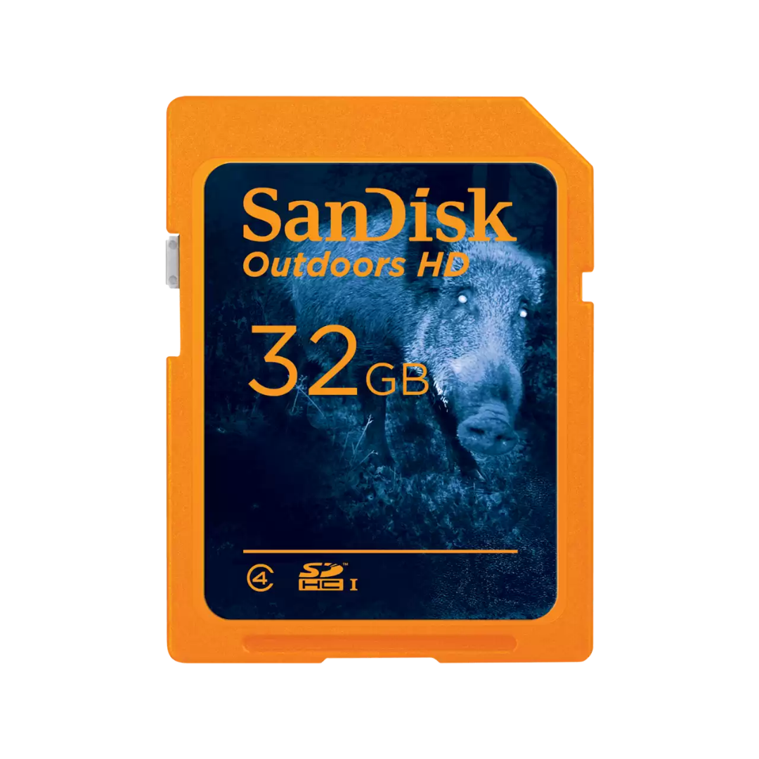 SanDisk Outdoors HD SDHC UHS-I Card - 32GB (Orange)