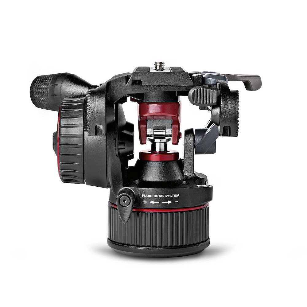 Manfrotto Nitrotech N8 Fluid Video Head With Continuous CBS MVHN8AHUS
