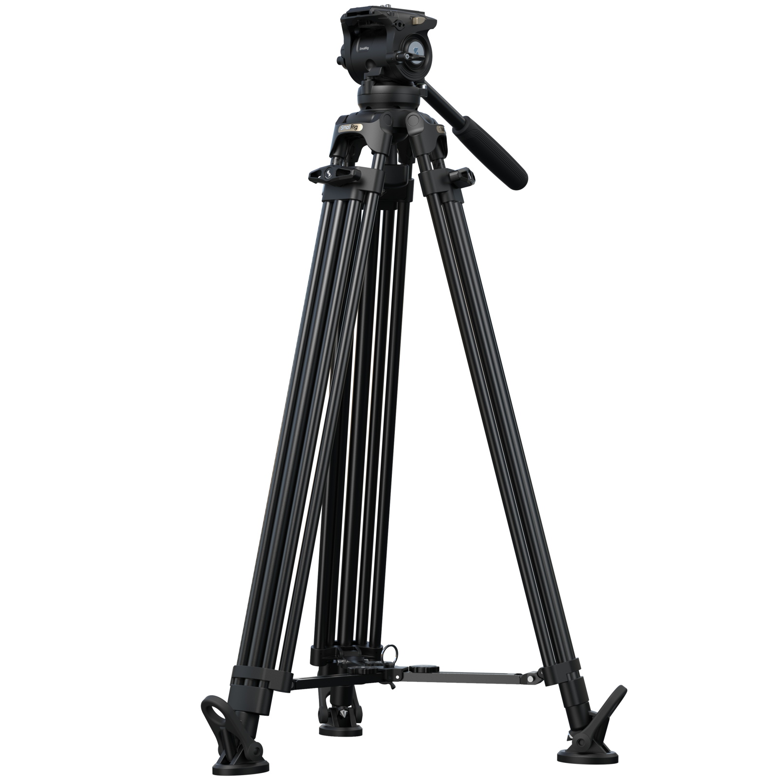 SmallRig FreeSpeed FSD16 Heavy-Duty Tripod (214cm Height, 15kg Load) with Fluid Head for High-Angle Video