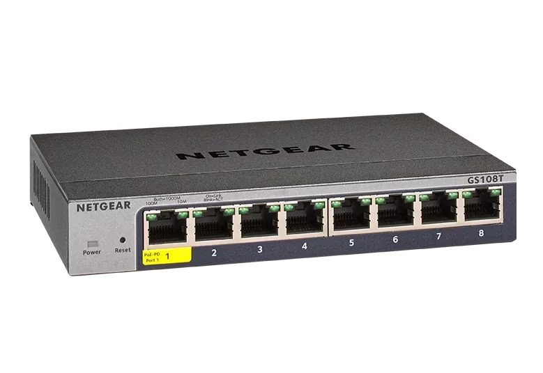 Netgear Smart w/ optional Cloud (GS108Tv3)