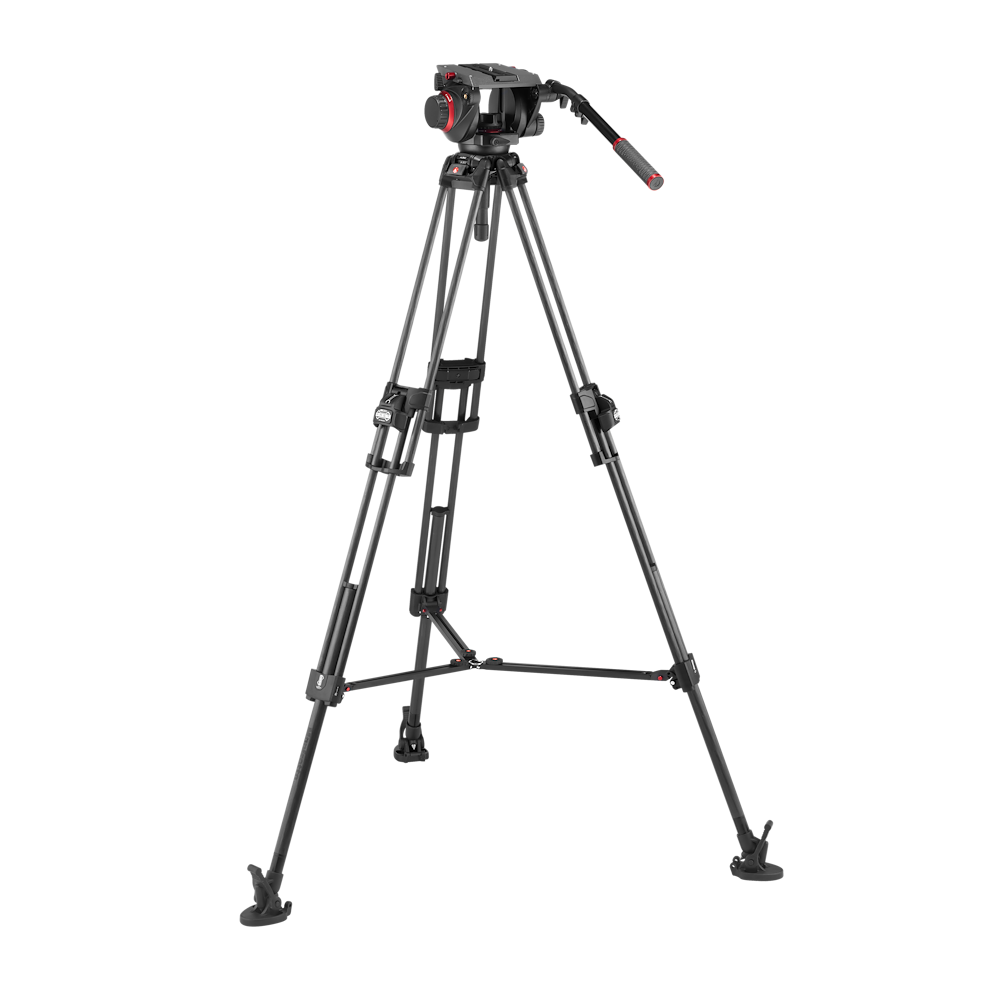 Manfrotto 509 Video Head with 645 Fast Twin Carbon Tripod (MVK509TWINFCUS)