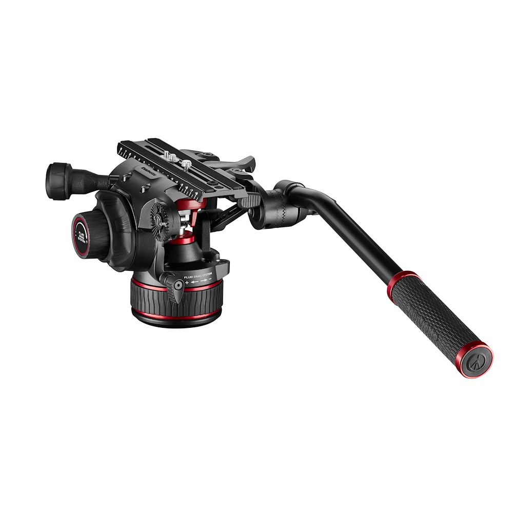 Manfrotto Nitrotech 612 Fluid Video Head With Continuous CBS MVH612AHUS
