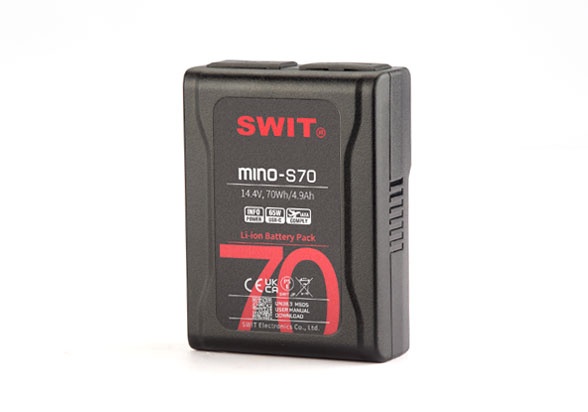 SWIT MINO-S70 70Wh Pocket V-mount Battery Pack