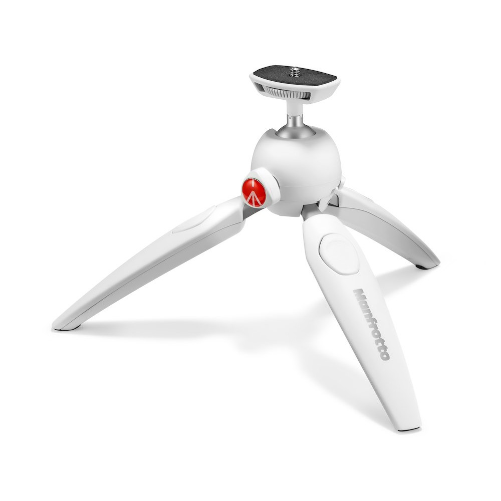 Manfrotto PIXI EVO 2-Section Mini Tripod, White MTPIXIEVO-WH