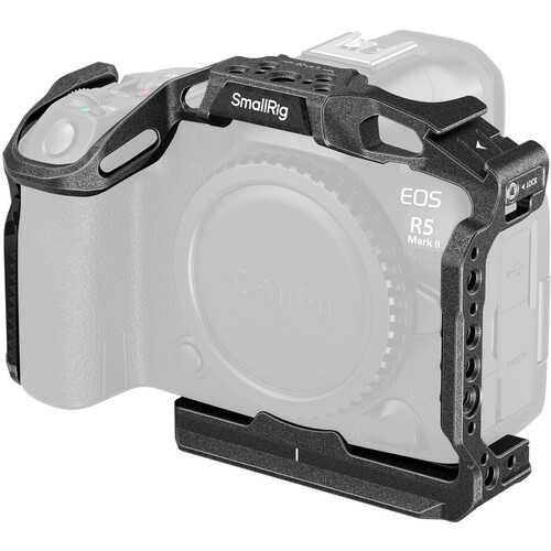 SmallRig "Black Mamba" Cage for Canon EOS R5 II: Arca-Swiss Cage for Switching Between Tripods & Stabilizers