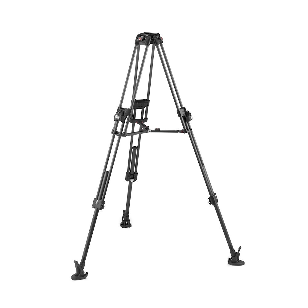 Manfrotto 645 FTT Carbon Fiber Fast Twin Leg Tripod with Mid Spreader (MVTTWINFCUS)