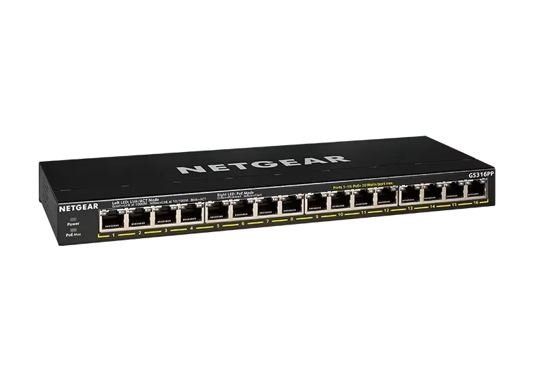Netgear Unmanaged PoE+ (GS316PP)