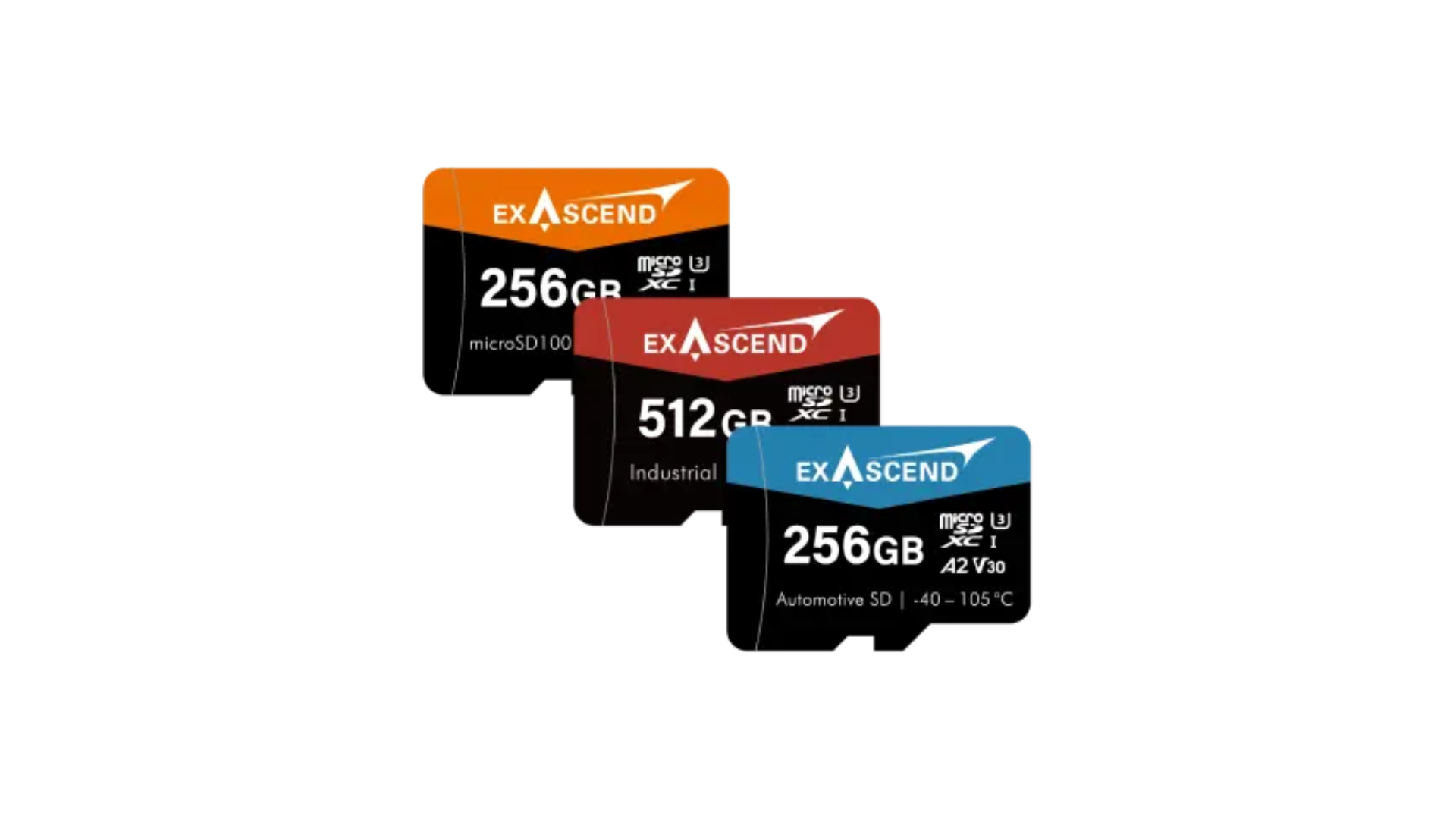 Exascend Industrial microSD Card (microSD500 | microSD300 | microSD100)