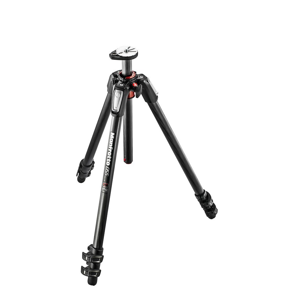 Manfrotto 055 Carbon Fiber 3-Section Tripod Kit with Geared Head (MK055CXPRO3-3WG)