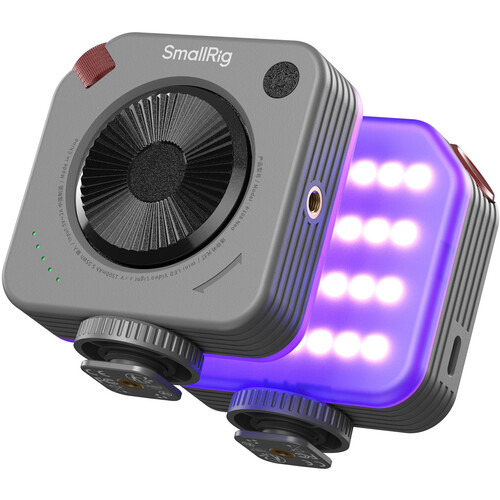 SmallRig P96 / P108 Neo mini LED Video Light: Bi-Color or RGBWW, 2700K-6500K, 93g Ultra-Light, 75Min Runtime