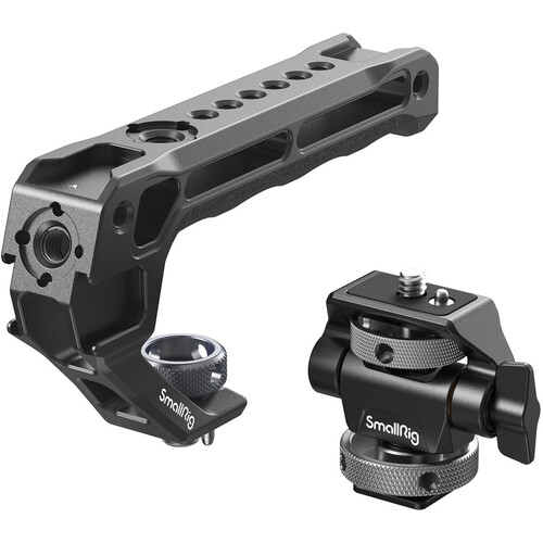 SmallRig Top Handle with Monitor Support Kit (Compatible with Cold Shoe)