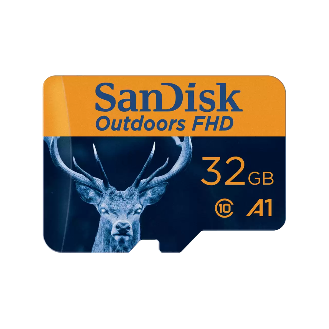 SanDisk Outdoors FHD microSDHC/XC UHS-I Memory Card with Adapter - 32GB (Orange)