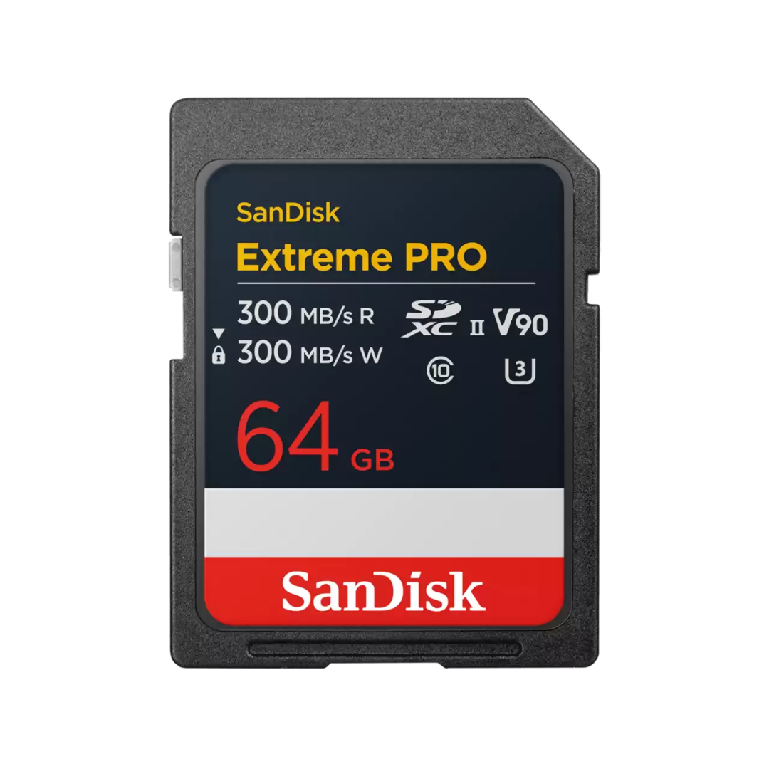 SanDisk Extreme PRO SD UHS-II Card (V90) - 64GB