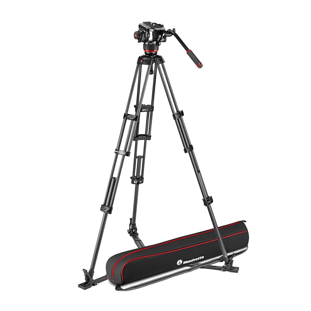 Manfrotto 504X Fluid Video Head with CF Twin leg tripod GS (MVK504XTWINGC)