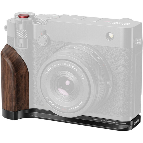 SmallRig L-Shape Mount Plate with Wooden Handle for FUJIFILM GFX100RF