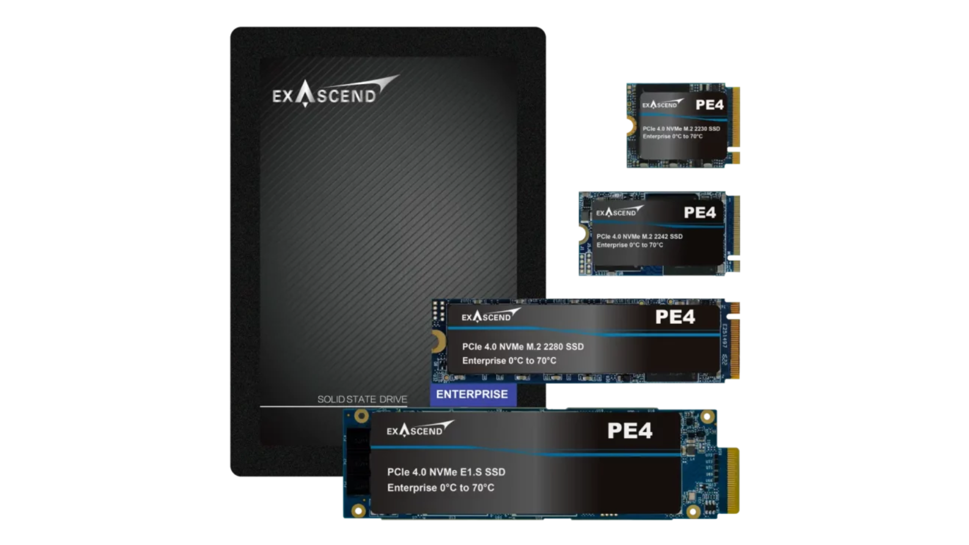 Exascend PCIe NVMe M.2 PE4 SERIES