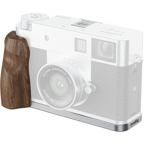 SmallRig L-Shaped Mount Plate with Wooden Handle for FUJIFILM X half