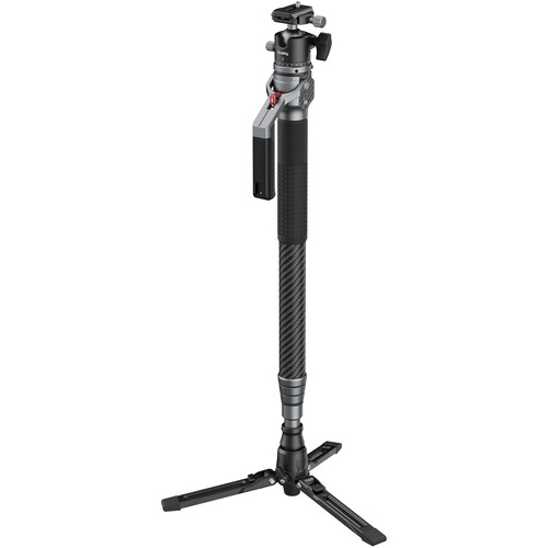 SmallRig Carbon Fiber Monopod Tripod (175cm Height, 5kg Load, 2.5kg Weight) with Hydraulic Head for Video