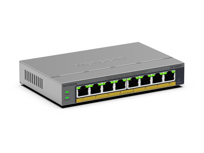 Netgear Easy Smart PoE+ Switch (GS108EPP)
