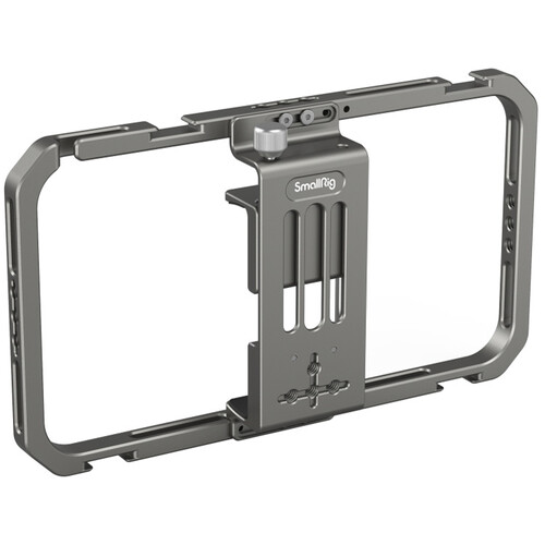 SmallRig Universal Smartphone Video Cage Aluminum Alloy Phone Rig with Cold Shoe Mount