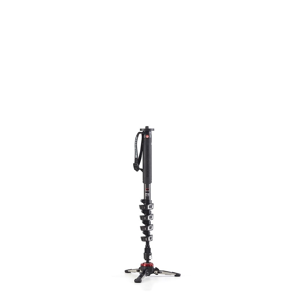 Manfrotto XPRO 5-Section Photo Monopod, Carbon Fibre with Quick Power MPMXPROC5