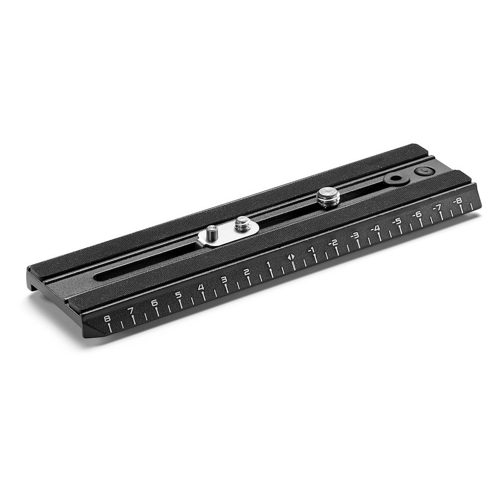 Manfrotto Video camera plate (180mm long) with metric ruler 504PLONGRL