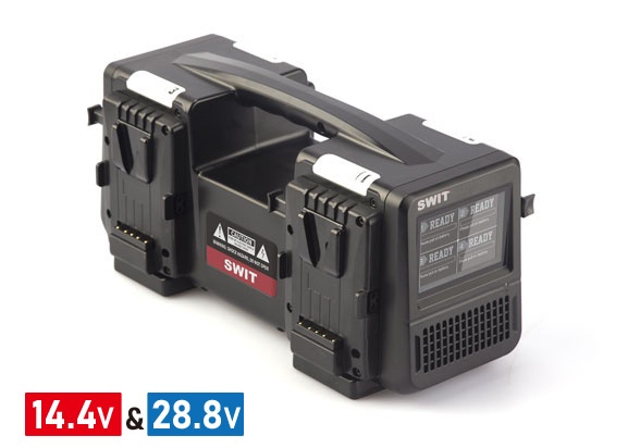 SWIT PC-P461S 4x100W Super Fast V-mount Charger