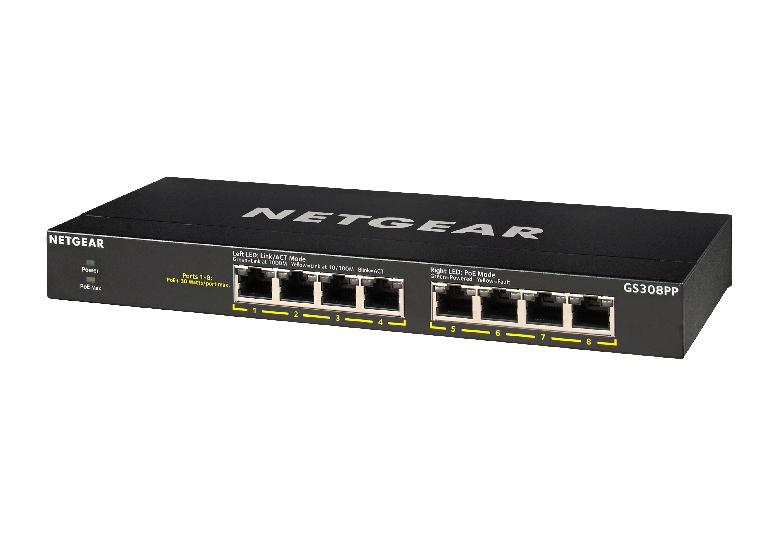 Netgear Unmanaged PoE+ Essentials Switch (GS308PP)