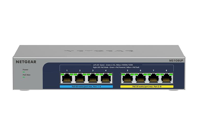 Netgear Multi-Gigabit Ethernet Unmanaged Switch (MS108UP)