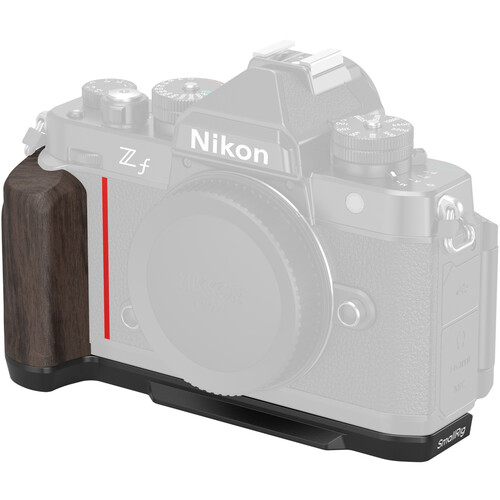 SmallRig L-Shape Mount Plate with Wooden Handle for Nikon Z f