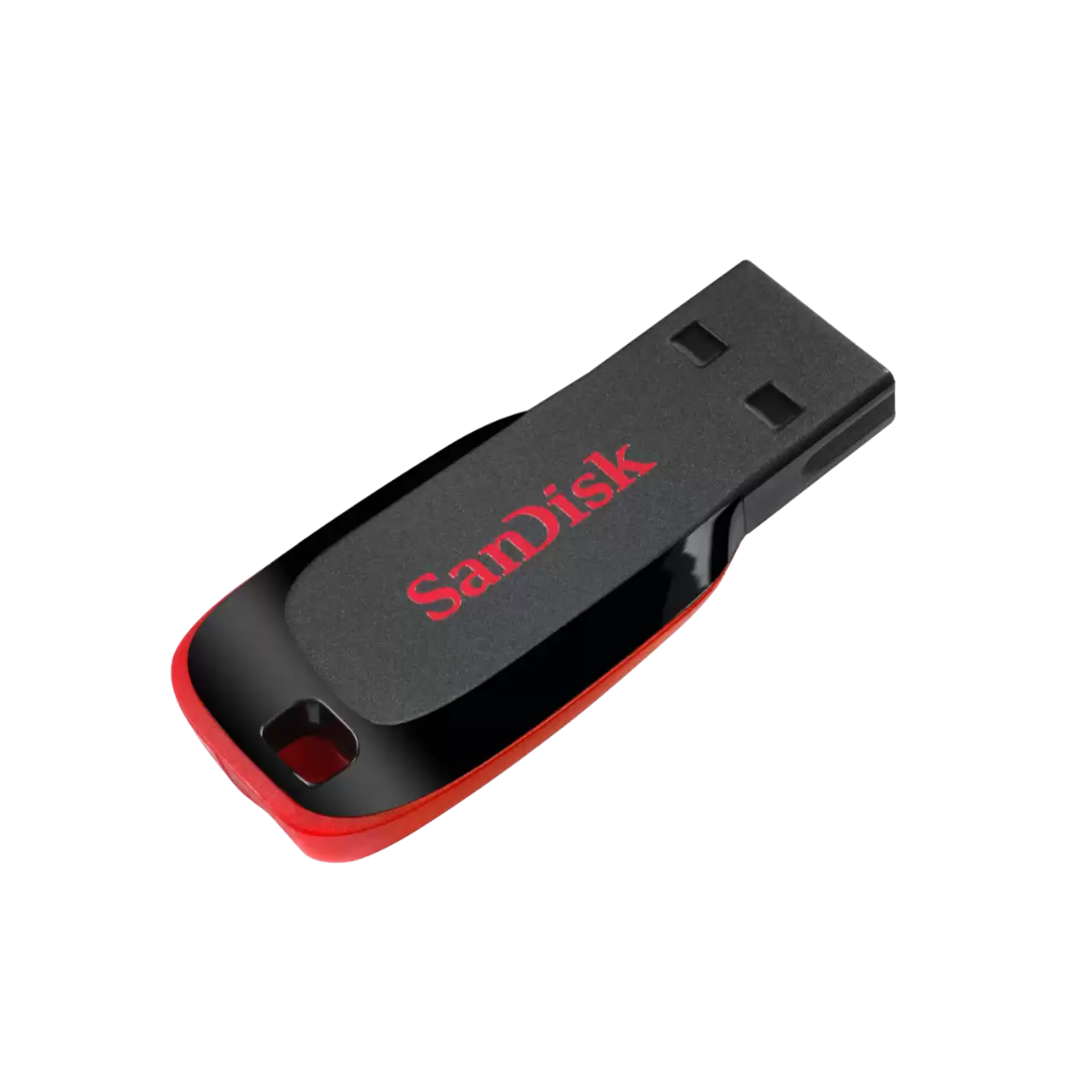 SanDisk Cruzer Blade USB Flash Drive - 32GB (Red)
