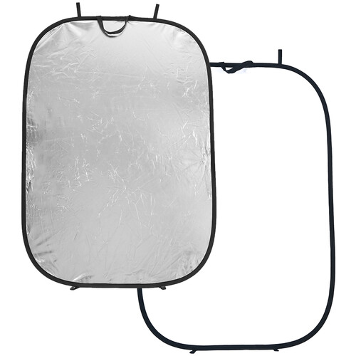Lastolite Collapsible Reflector (Silver/White, 4 x 6') LL LR7231