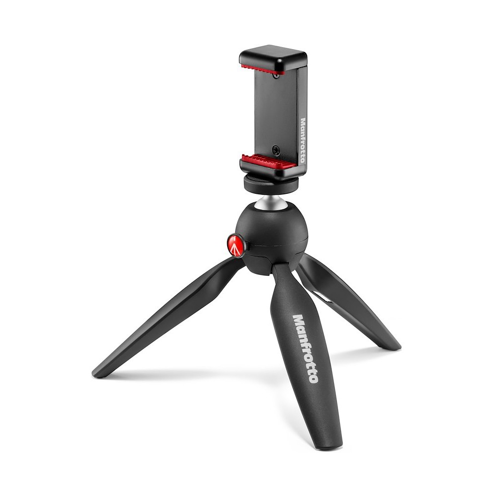 Manfrotto  Mini Tripod Black with Universal Smartphone Clamp MKPIXICLAMP-BK