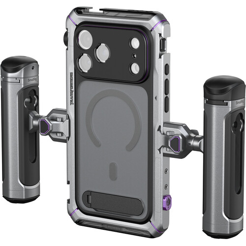 SmallRig Transformers Megatron Dual Handheld Video Cage Kit with Wireless Control for iPhone 17 Pro/Pro Max