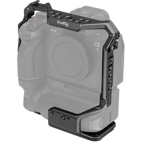 SmallRig Cage for Sony Alpha 7R V /Alpha 7 IV /Alpha 7S III /Alpha 7R IV /Alpha 1 with VG-C4EM Battery Grip