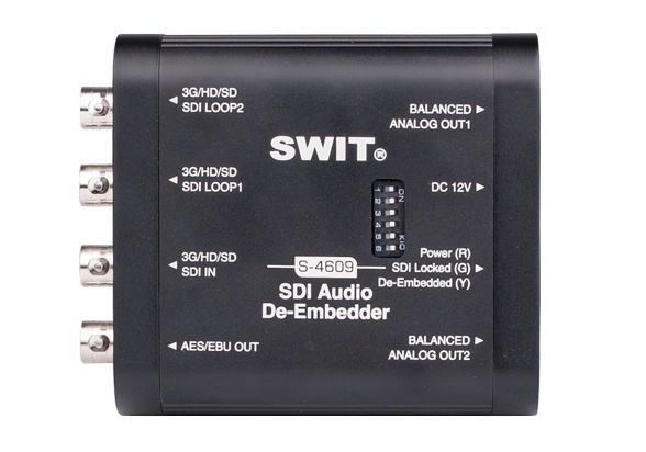 SWIT S-4609 SDI Audio De-Embedder