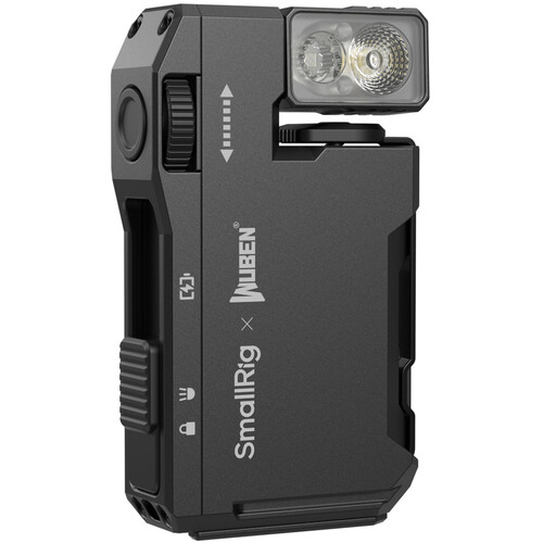 SmallRig Survival mini EDC Flashlight: 400 Lumens & 82m Throw, 65Hrs, IP65, RGB Alarm & Hands-Free Light