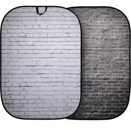Lastolite Urban Collapsible 1.5x2.1m Painted White/Industrl Grey Brick LL LB5707