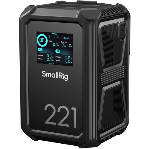 SmallRig x Renan Ozturk X221 V Mount Battery: 140W Fast Charging at -15°C | Triple-Proof Battery