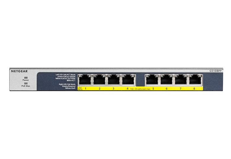 Netgear Gigabit Unmanaged Switch Series (GS108PP)