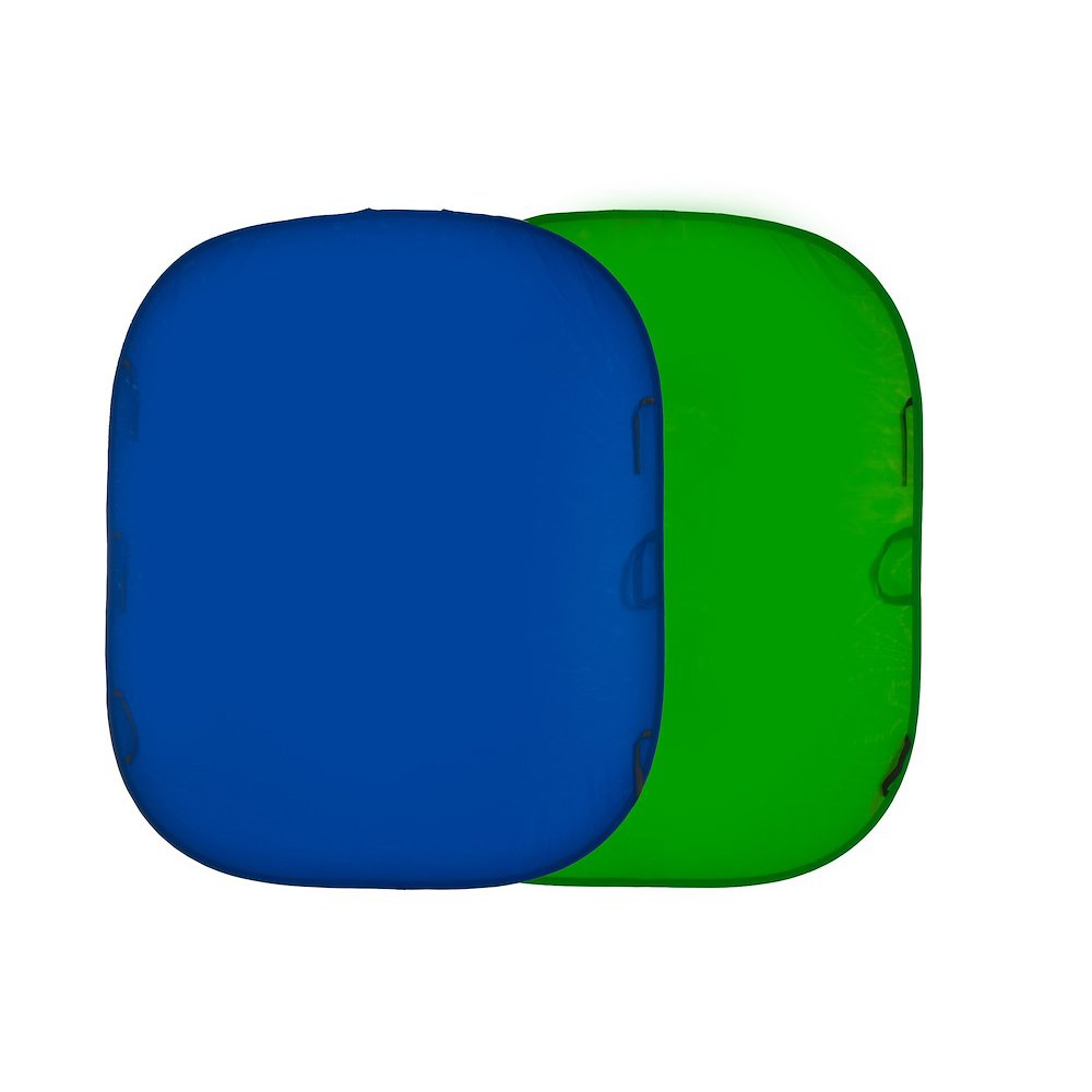 Lastolite Collapsible Background 1.5 x 1.8m Chromakey Blue/Green LL LC5687