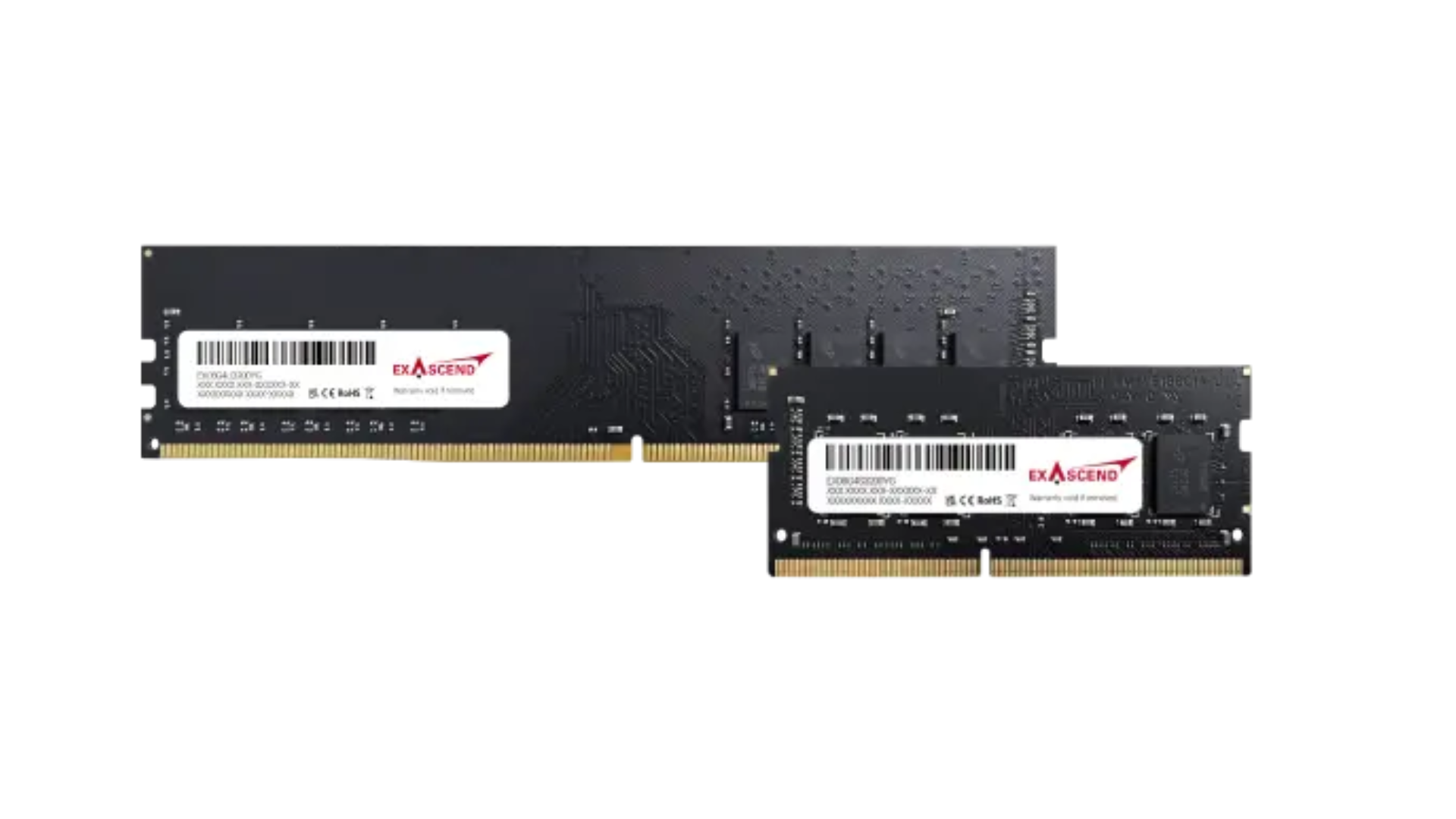 Exascend DDR4 Unbuffered DIMM (U-DIMM | SO-DIMM)