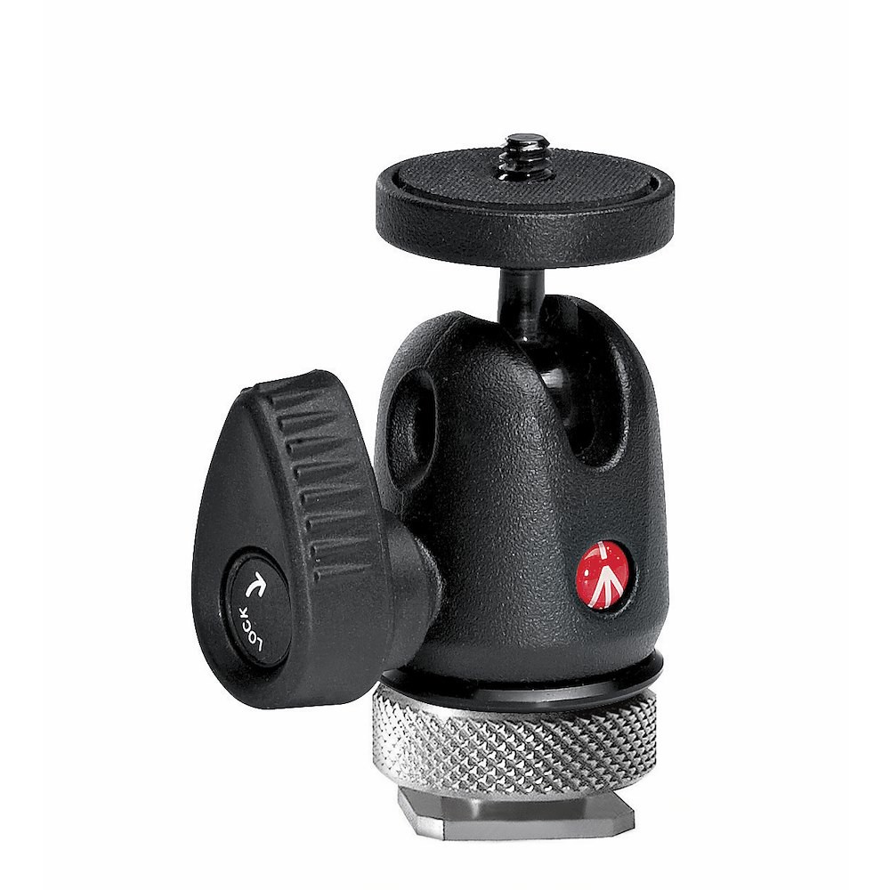 Manfrotto 492 Micro Ball Head with Hot Shoe Mount 492LCD