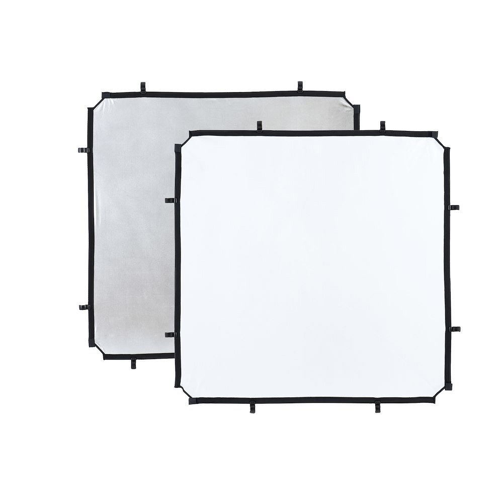 Lastolite Skylite Rapid Fabric Small 1.1 x 1.1m Silver/White LL LR81131R